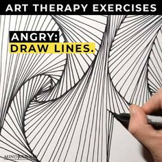 Mindful Drawing Art Therapy, Art Therapy Drawing Activities, Drawing Therapy Activities, Creativity Exercises Artists, Art For Therapy, Art Therapy Exercises, Art Therapy Ideas, Wellness Art, Inkblot Test