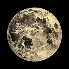 an old photo of the moon taken from space