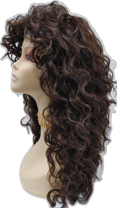 Dark Brown With Copper Highlights, Brown With Copper Highlights, Dark Brown With Copper, Long Layered Curly Hair Face Framing, Curly Dark Brown Hair, Long Layered Curly Hair, Curly Hair Fade, Dark Curly Hair