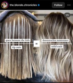 Low Maintenance Babylights, Hair Stylist Tips, Igora Vibrance, Blonde Foils, Hair Foils, Highlights Lowlights, Hair Color Formulas, Hair Techniques, Low Maintenance Hair