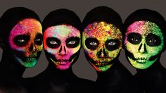 Rankin Photography, John Rankin, Makeup Brushes Real Techniques, Uv Makeup, Real Techniques Brushes, Glitter Photography, Painted Faces, Sugar Skull Makeup, Best Makeup Brushes