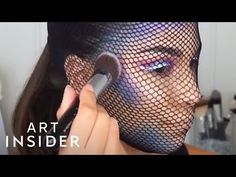 How To Create Perfect Mermaid Scales - YouTube Mermaid Makeup Halloween, Mermaid Look, Jobs In Art, Mermaid Makeup, Halloween Make Up, Mermaid Scales, Fishnet Tights, Fish Scales, Colored Hair