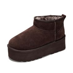 PRICES MAY VARY. Experience the luxury and durability of our 100% premium genuine suede upper winter boots for women. Not only do they provide a stylish look with their fur and fuzzy design, but they also ensure practicality with their water-resistant quality, making them perfect for the snowy season. Ideal for those who value the combination of fashion and functionality in their footwear. Embrace the winter season with our 1000g soft artificial fur lining boots. Perfect for women who need snow Winter Boots For Women, Fuzzy Boots, Platform Boots Women, Cloud Shoes, Ankle Boots For Women, Winter Ankle Boots, Snow Boots Women, Fur Boots, Winter Boots Women