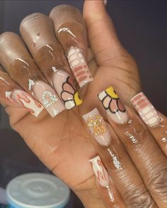 Refer A Friend, Girly Acrylic Nails, Cute Acrylic Nail Designs