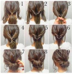 Low Bun With Layered Hair, Low Buns, Fishtail Braid, Peinados Fáciles Para Cabello Corto, Low Bun, Penteado Cabelo Curto, Hair And Beauty, Bridesmaid Hairstyles, Hair Images