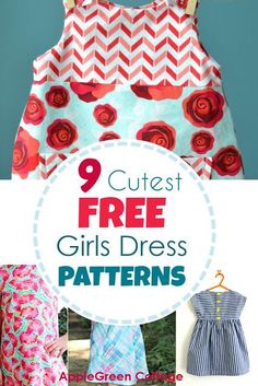 the 9 cutest free girls'dress patterns