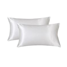 Mulberry Silk White Pillowcase Satin Pillow, Satin Pillowcase, Silk Pillow, Silk Pillowcase, White Pillows, Polyester Satin, My New Room, White Satin, Trendy Fashion Women