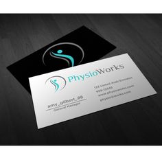 a business card for physto works