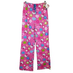 Nwt Small Pink Heart & Flower Pajama, Lounge Pants Made By Sanrio. Measurements Are Taken While Laying Flat And Are Approximate: Waist 24.5" With Little Room Available Length 29.5" Cute Pink Sleepwear Long Pants, Cute Pink Sleepwear With Long Pants, Pink Cotton Pants For Sleepover, Cute Pink Bottoms For Sleepover, Playful Pink Bottoms For Sleepover, Pink Sleepwear For Pajama Party, Cute Pink Sleep Bottoms, Pink Long Pants Sleepwear For Pajama Party, Cute Pink Bedtime Pants