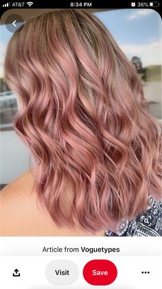 Gold Color Hair, Bart Styles, Hair Color Names, Rose Gold Hair Color, Gold Hair Color