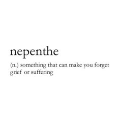 the words nepenothe are written in black and white on a white background