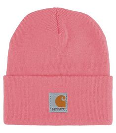 Pink Carhartt, Carhartt Kids, Carhartt Logo, Boys Knits, Kids Beanies, Pink Hat, Cute Hats