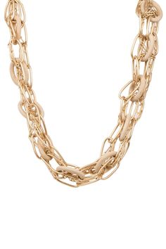 We've reimagined the dangling chain jewelry trend with our Nava Necklace. We gave these chains a modern twist by incorporating wood into the gold links. This necklace can be matched with any outfit, wear them solo or pair with our Nava Earrings and Bracelet. Size: Closed: 8", Open: 16", Width: 1" Lobster Clasp with Adjustable Chain Imported Chic Gold-tone Long Chain Necklace, Multi-strand Chunky Chain Necklace, Chic Multi-strand Gold-tone Chain Necklace, Modern Link Necklace With Chain Strap, Chic Gold-tone Multi-strand Chain Necklace, Chic Gold Chain Necklace, Chic Multi-strand Metal Chain Necklace, Chic Gold-tone Chunky Chain Necklace, Chic Double Chain Necklace