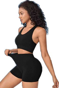 Black Seamless Activewear With Built-in Shorts, Black Stretch Biker Shorts For Workout, Black Stretch Biker Shorts Athleisure, Black Stretch Athleisure Biker Shorts, Black Activewear With Built-in Shorts, Black Activewear With Built-in Shorts And Stretch, Black Stretch Biker Shorts For Gym, Black Stretch Biker Shorts For Training, Stretch Black Biker Shorts For Gym