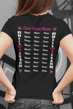 My Favorite Cheerleaders Call Me Coach Cheer Coach Shirts. Support your favorite cheerleaders with one of these awesome cheer coach shirts. With a variety of design and t-shirt color options, you can mix and match to match your team colors! Plus, you can add the cheerleader's names and the season year range to the back! More design color options More t-shirt color options (Optional) Add names and season year range to the back Cheerleading coach shirts Product details: Gildan Unisex Men's 5.3 oz. Cheer Team Shirts, Team Mom Shirt, Cheer Coach Shirts, Cheerleading Coach, Football Team Gifts, Cheerleading Coaching, Dance Coach, Cheerleading Shirts, Cheerleading Team