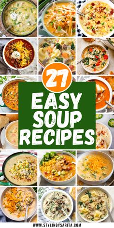 soup recipes Easy Winter Soup Recipes, Easy Winter Soups, Olive Garden Chicken, Quick Soup Recipes