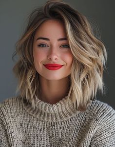 Fall 2024 Haircut Trends, Medium Shag Hairstyles, Lob Haircut, Penteado Cabelo Curto, Hair Fall, Medium Hair Cuts, Hair Today, Great Hair, Balayage Hair