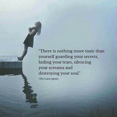 there is nothing more to text than yourself guarding your secrets, including your screams and destroying your soul