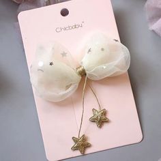 Fancy Hair Clips, Diy Hair Accessories Tutorial, Baby Barrettes, Cute Hair Clip, Kawaii Accessories