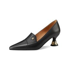 Upgrade your shoe collection with our Chic Embossed Pointed Toe Slip-on Pumps, crafted with high-quality cow leather for a touch of luxury. The pointed toe shape adds sophistication, while the 7cm heel height provides the perfect lift. With a solid pattern and slip-on closure, these versatile pumps are both stylish and convenient. Don't miss out on the opportunity to add a touch of elegance to your wardrobe. Order yours today and experience the perfect blend of style and comfort. Slip On Pumps, Chic Leather, Dress Shoes Womens, Office Casual, Casual Everyday, Black Pumps, Signature Style, Cow Leather, Shoe Collection