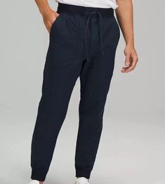 Large Lululemon ABC Men Jogger Pants True Navy New with Tags LM5AMZS Retail $128. Condition is New with tags. Shipped with USPS Priority Mail. Mens Lululemon Pants, Lululemon Casual Activewear With Pockets, Lululemon Relaxed Fit Activewear With Pockets, Lululemon Relaxed Fit Gym Bottoms, Lululemon Gym Bottoms With Comfort Waistband, Lululemon Bottoms With Comfort Waistband For Gym, Lululemon Comfort Waistband Gym Bottoms, Casual Lululemon Yoga Bottoms, Lululemon Casual Yoga Bottoms