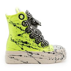 CRISTIANZEROTRE - Calipso Trendy Multicolor High-top Sneakers With Vulcanized Sole, Body Ideas, Oc Inspiration, Unique Sneakers, Nike Sneaker, Kids Style