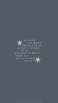 a quote from the bible, written in gold and silver on a black background with stars