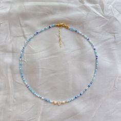 the beach necklace  the summer i turned pretty inspired  beaded pearls 16"-18" The Summer I Turned Pretty, Beach Necklace, Beach Necklaces, Handmade Beads, Necklace Handmade, Handmade Necklaces, Seed Beads, The Beach, Beaded Necklace