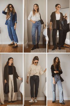 Fall Capsule Wardrobe Week One Outfits - Stitch & Salt Unisex Fall Outfits, Abercrombie Capsule Wardrobe, 2024 Winter Capsule Wardrobe, Fall Capsule Wardrobe Casual, Mom Uniform, Capsule Wardrobe Casual, Chic Outfit Ideas