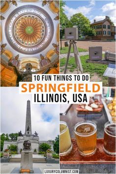 the top things to do in springfield, usa including beer and other things that are on display