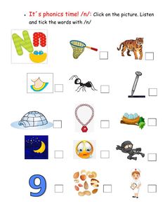 a worksheet with pictures and numbers for children