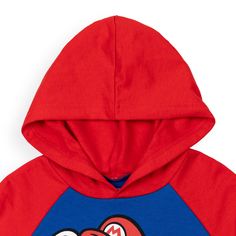 Join Mario as he saves Princess Peach from Bowser and goes on exciting adventures in the Mushroom Kingdom! Your kid is ready for fun and play in this cute, comfy and stylish long sleeve graphic hooded sweatshirt featuring their favorite video game character. Dress your little gamer in this adorable Nintendo Super Mario Hoodie and they'll be saying, "It's a-me, Mario!" in no time. Cartoon Print Hooded Fleece Tops, Playful Character Print Hoodie For Winter, Hooded Fleece Tops With Cartoon Print, Playful Character Print Winter Hoodie, Character Print Long Sleeve Hoodie For Sports, Playful Winter Hoodie For Playwear, Playful Winter Hoodie With Character Print, Hooded Cotton Sweatshirt For Playwear, Cotton Hooded Sweatshirt For Playwear