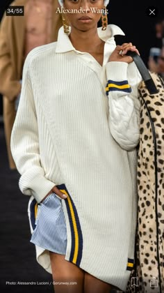 Knitted Suit, New York Fall, Fashion Line, Knit Fashion, Fashion Details, Sport Fashion, Alexander Wang