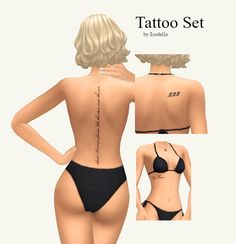 Sims 4 Spine Tattoo, Sims 4 Linen Pants, Sims Cc Tatoos, Nose Ring Cc Sims 4, Tattoos Sims 4 Cc Patreon, Jumpsuit Sims 4 Cc, Sims 4 Back Tattoo Cc, Sims 4 Back Tattoo, Sims 4 Cc Brands