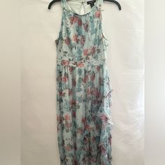 Nwt Size Large Please See Measurements Has A Slight Stretch Pretty Pastel Blue Floral Print B28 Junior Dresses, Pretty Pastel, Pastel Blue, Floral Prints, Pastel, Maxi Dress, Womens Dresses, Dresses, Floral