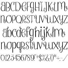 the upper and lower case of an old fashioned font, with numbers in black ink