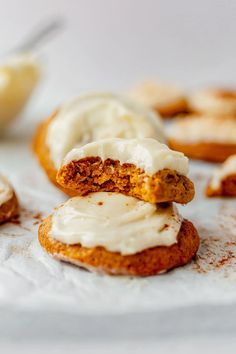 some food that is sitting on top of a white paper towel and next to other foods