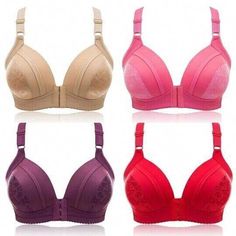 🔥New Year Sale🔥Women Comfort bra without wire Bra Size Chart, Skin Marks, Comfortable Bra, Body Posture, Plus Size Lace, Cotton Bras, Comfortable Bras, Lace Pattern, Steel Ring