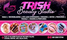 Nail Banner Design, Hair Banner Design, Graphic Design Activities, Rollup Design, Nail Parlour, Beauty Salon Posters, Flex Banner Design, Brochure Design Layout, Barbershop Design