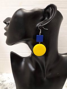 Two Color Beautiful Earrings Paper Jewelry, Colorful Earrings, Jacksonville Fl, Beautiful Earrings, Jewelry Earrings Dangle, Etsy Earrings, Dangle Drop Earrings, Dangle Earrings, Jewelry Earrings