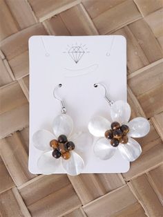 Plumeria Mother of Pearl Earrings | AlohaOutlet Hawaiian Dresses, Hawaiian Jewelry, Mother Of Pearl Earrings, Hawaiian Dress, Hawaiian Shirts, Mother Of Pearl, Hawaii, Pearl Earrings, Fashion Jewelry