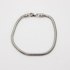 Classic snake chain bracelet High polished stainless steel 3mm width Minimalist Snake Chain Bracelet With Lobster Clasp, Metal Snake Chain Bracelet With Lobster Clasp, Silver Metal Snake Chain Charm Bracelet, Minimalist Metal Snake Chain Bracelet, Modern Metal Bracelets With Snake Chain, Silver Adjustable Chain Bracelet, Metal Charm Bracelet With Snake Chain And Lobster Clasp, Metal Charm Bracelet With Lobster Clasp And Snake Chain, Mens Chain Bracelet