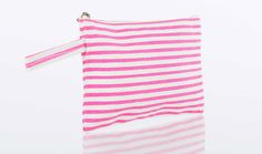 Haul your cosmetics or toiletries in this charming little stripes hot pink clutch bag, perfect for carrying on its own or pairing it with any of our larger products. Pink Travel Cosmetic Clutch Bag, Pink Clutch Cosmetic Bag For Travel, Pink Clutch With Zipper Pouch For Travel, Travel Clutch With Zipper Pouch In Pink, Pink Travel Clutch With Zipper Pouch, Travel Pink Clutch With Zipper Pouch, Trendy Pink Clutch With Zipper Pouch, Pink Clutch Pouch With Zipper Closure, Trendy Pink Clutch Cosmetic Bag