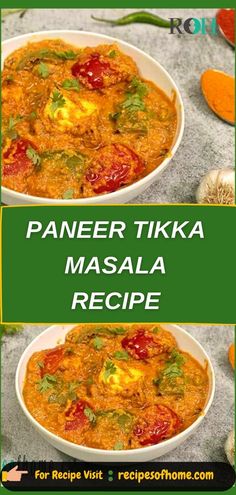 Paneer tikka masala recipe Paneer Tikka Masala Recipe, Paneer Tikka Masala, Grilled Paneer, Tandoori Paneer, Chilli Paneer, Tikka Recipe, Indian Chicken Recipes