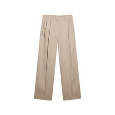 Golden Goose gabardine trousers with signature golden stars at back Side slash pockets; back flap pockets Mid rise sits high on hip Pleated front Full length Hook-and-eye/zip fly; belt loops Virgin wool Lining: Viscose Dry clean Made in Italy Beige Wide Leg Pants For Work With Belt Loops, Classic High Waist Chinos For Work, Classic High-waist Chinos For Workwear, Classic High Waist Chinos With Belt Loops, High-waisted Chinos With Belt Loops, Beige Workwear Pants With Belt Loops, Beige Pants With Belt Loops For Work, Wide-leg Chinos With Belt Loops For Work, Wide-leg Work Pants With Belt Loops