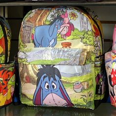 New Eeyore And Piglet Small Adjustable Backpack Cheap Disney Multicolor Backpack, Winnie The Pooh Loungefly Backpack, Eeyore Loungefly Backpack, Winnie The Pooh Backpack, Loungefly Winnie The Pooh, Disney Purple Backpack, Tsum Tsum Mickey Mouse, Small Backpacks, Princess Canvas