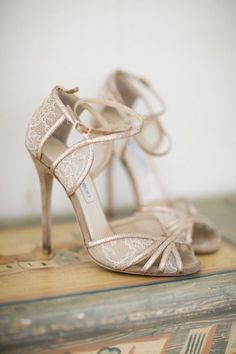 Blush Wedding Shoes, Elegant Backyard, Jimmy Choo Wedding Shoes, Wedding Blush, Waterfront Wedding, Jimmy Choo Heels, Shoes Wedding, Wedding Heels, Carrie Bradshaw