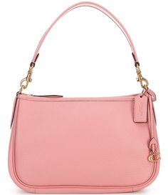 From COACH, the Cary Pebble Leather Crossbody Shoulder Bag features: Soft pebble leatherZip-top closureFabric liningInside snap pocket Detachable handleDetachable strap for shoulder or crossbody wearApprox. 11" L x 7.25" H x 4.25" W bag; 7.5" handle drop; 21.5" handle drop Imported. Coach Pebbled Leather Shoulder Bag With Detachable Strap, Coach Pebbled Leather Bag With Adjustable Strap, Dillard's, Global Fashion, Pebbled Leather, Crossbody Shoulder Bag, Leather Crossbody, Leather Shoulder Bag, Shoulder Bag