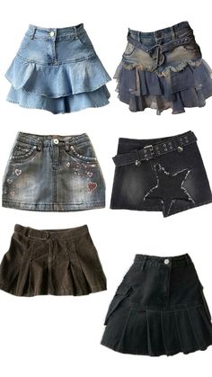 #y2k #2024 #moda #girls #emo Y2k Skirt, Outfits Y2k, Y2k Outfits, Grunge Outfits, Beautiful Outfits, Pretty Outfits, Diy Clothes, Stylish Outfits, Style Me