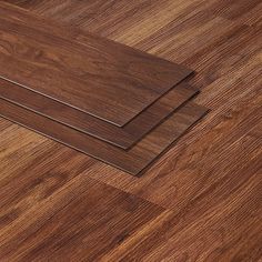 three different types of wood flooring laying on top of each other